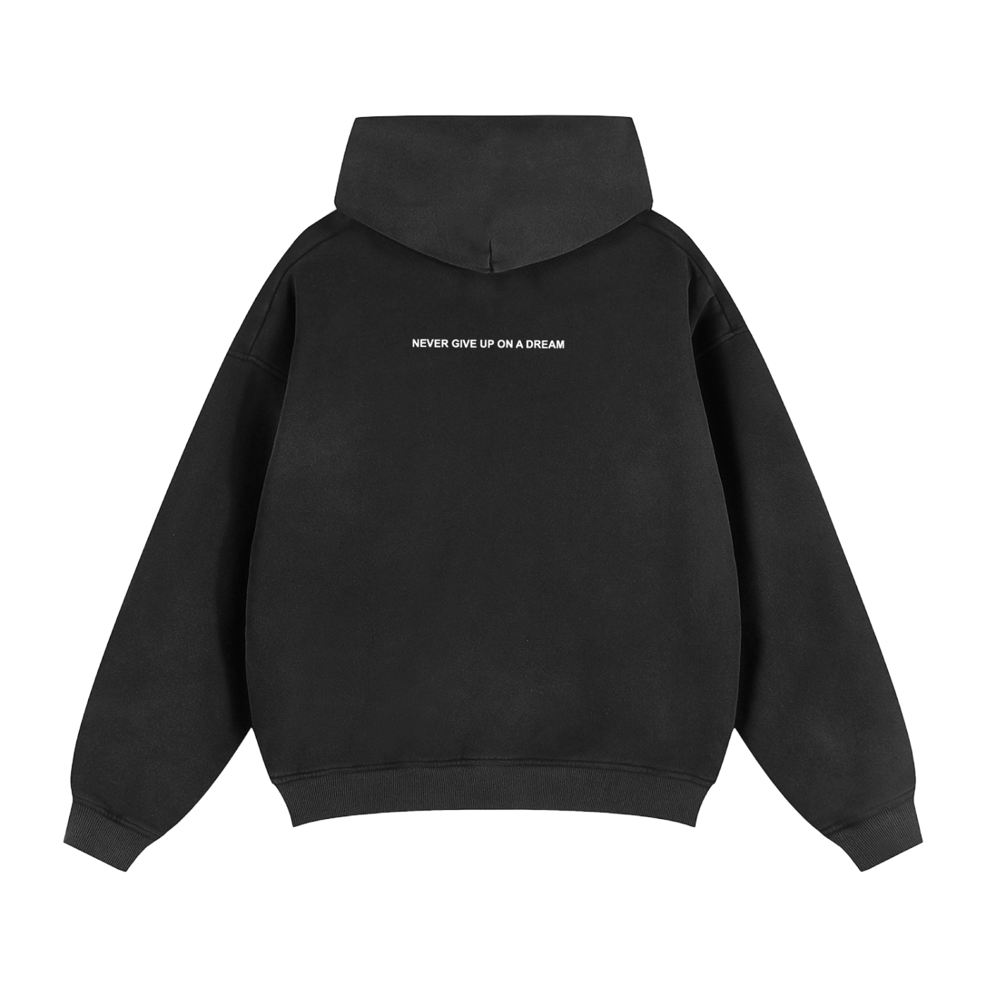 Sunfade Two-way Zipper Boxy Fleece Hoodie
