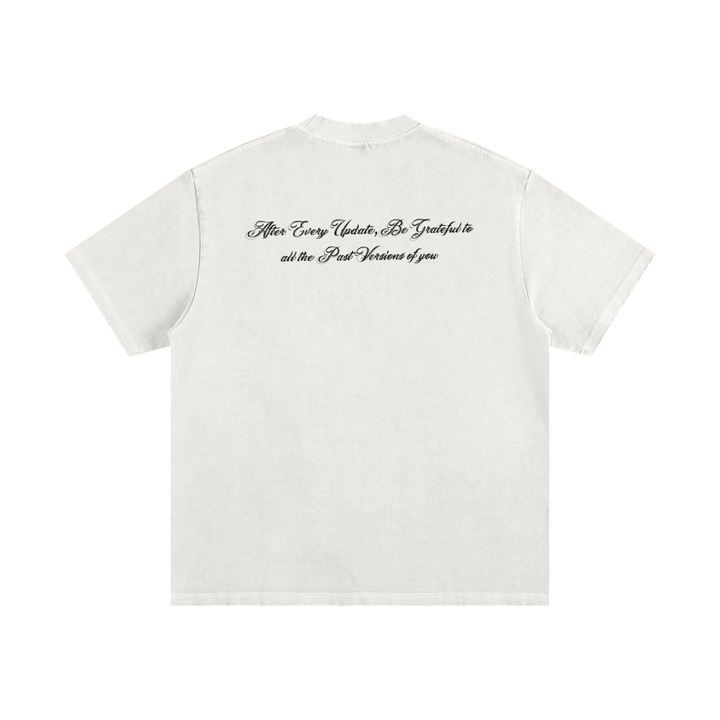 Heavyweight Vintage Washed Frayed T-Shirt