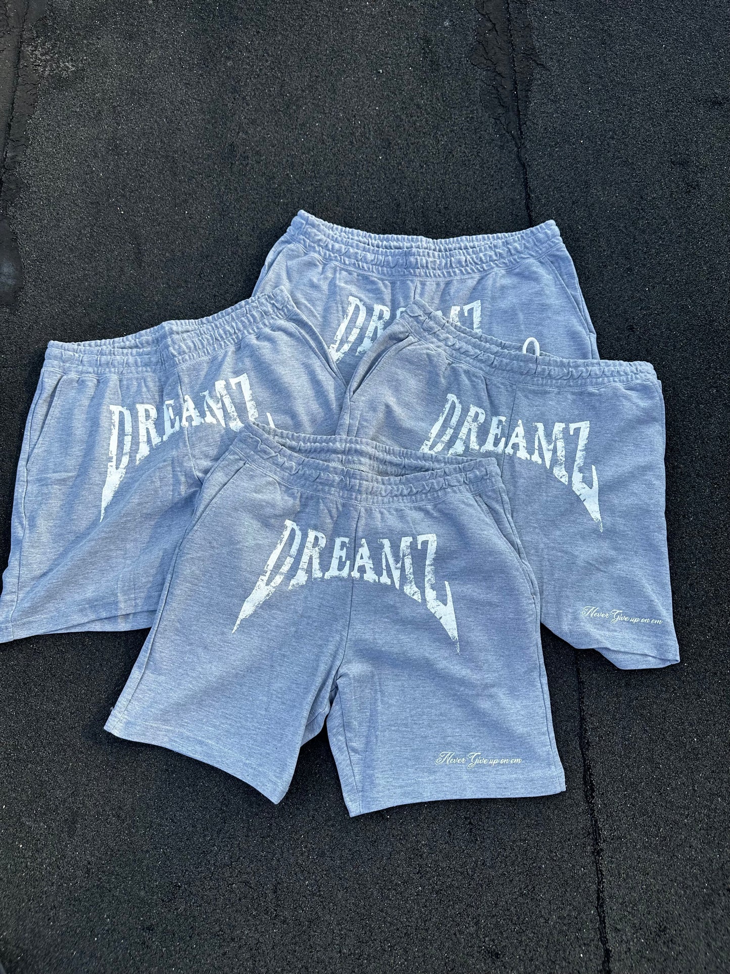 NEVER GIVE UP ON EM SHORTS