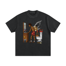 Load image into Gallery viewer, "ARCHITECT OF MYSELF" Heavyweight Vintage Washed Frayed T-Shirt
