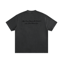 Load image into Gallery viewer, "ARCHITECT OF MYSELF" Heavyweight Vintage Washed Frayed T-Shirt
