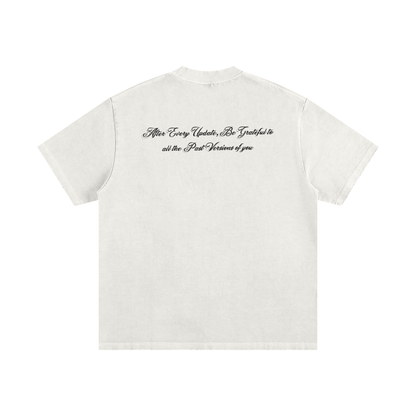 Heavyweight Vintage Washed Frayed T-Shirt